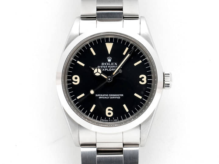 ロレックス エクスプローラーI Ref.1016 ステンレススチール ブラック文字盤 中古 mbxjuoqd