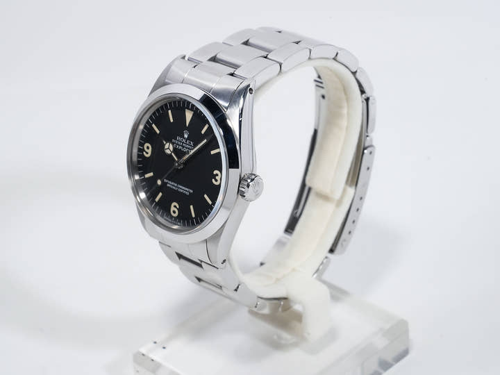 ロレックス エクスプローラーI Ref.1016 ステンレススチール ブラック文字盤 中古 mbxjuoqd