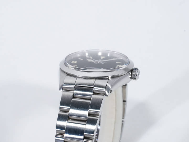 ロレックス エクスプローラーI Ref.1016 ステンレススチール ブラック文字盤 中古 mbxjuoqd