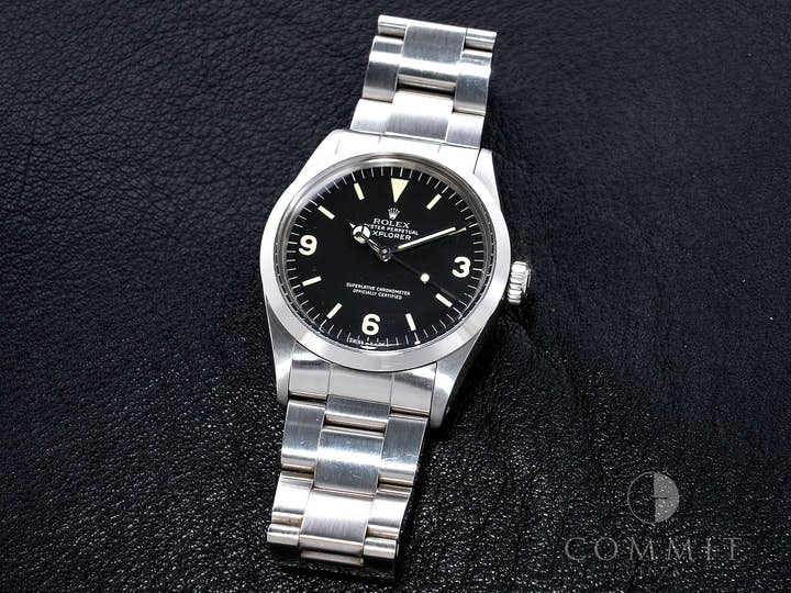 ロレックス エクスプローラーI Ref.1016 ステンレススチール ブラック文字盤 中古 mbxjuoqd