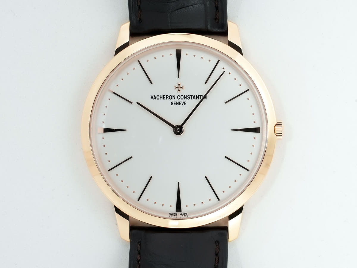 ヴァシュロンコンスタンタン パトリモニー マニュアルワインディング Ref.81180/000R-9159 ピンクゴールド シルバー文字盤 中古 ecxwm2y7