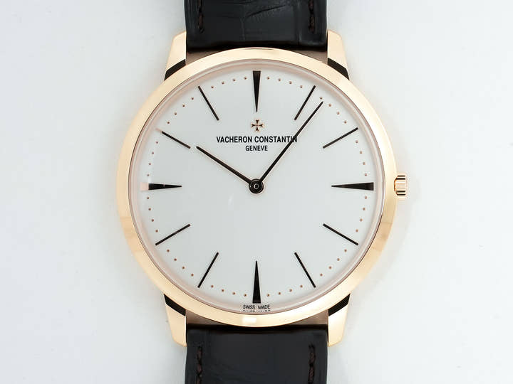 ヴァシュロンコンスタンタン パトリモニー マニュアルワインディング Ref.81180/000R-9159 ピンクゴールド シルバー文字盤 中古 ecxwm2y7