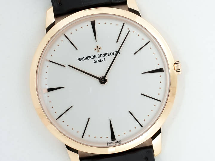 ヴァシュロンコンスタンタン パトリモニー マニュアルワインディング Ref.81180/000R-9159 ピンクゴールド シルバー文字盤 中古 ecxwm2y7