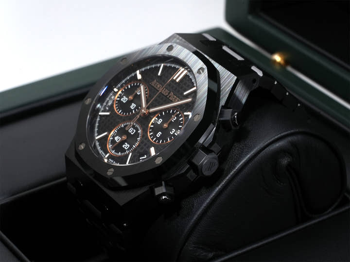 オーデマピゲ ロイヤルオーク クロノグラフ Ref.26240CE.OO.1225CE.02 ブラックセラミック ブラック文字盤 未使用 gz8936n3