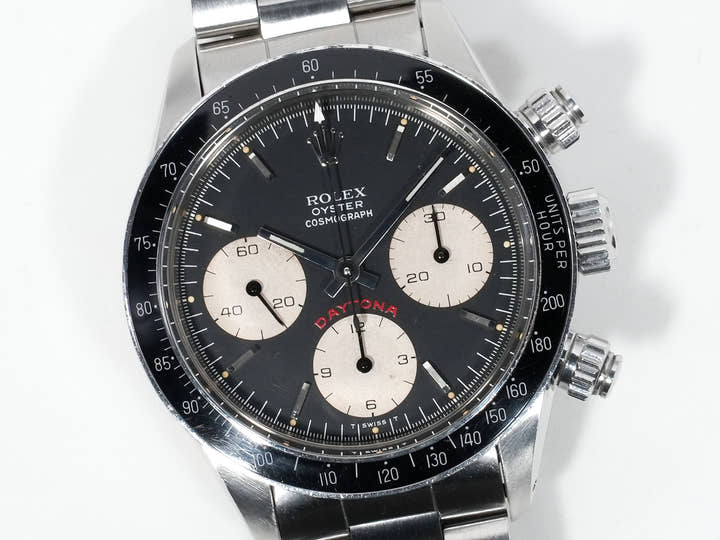 ロレックス デイトナ Ref.6263 ステンレススチール ブラック文字盤 中古 8jc43q7t