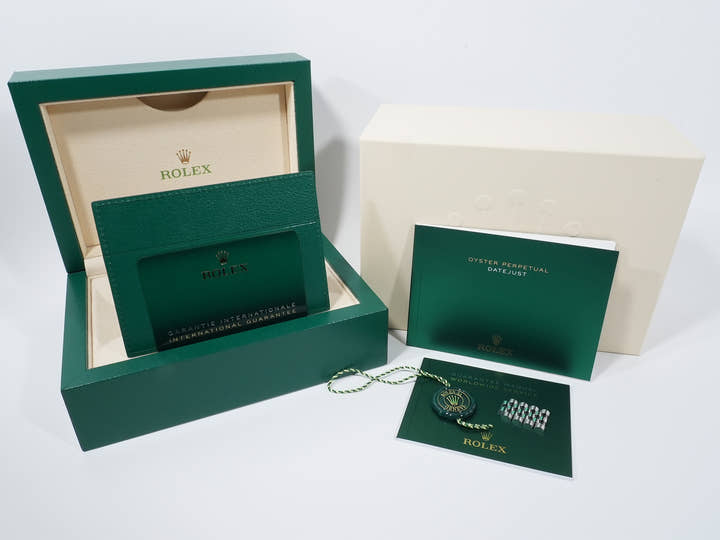 ロレックス デイトジャスト41 Ref.126334 ステンレススチール/ホワイトゴールド ミントグリーン文字盤 ジュビリーブレスレット 未使用 fo5v8ybz
