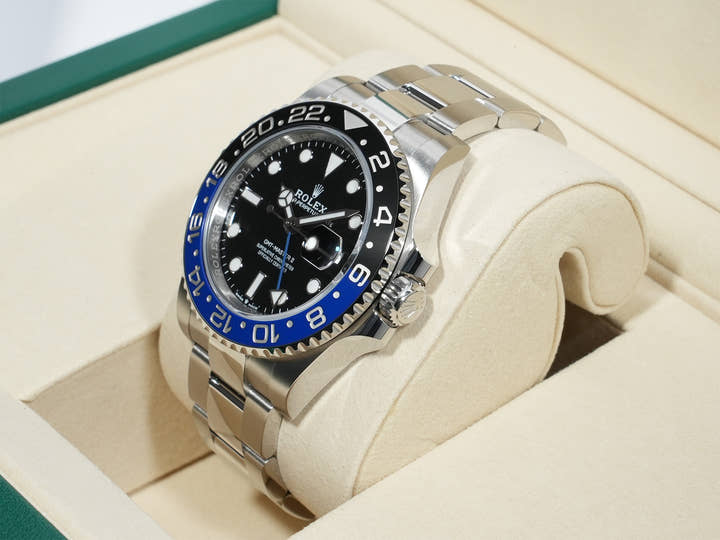 ロレックス GMTマスターII Ref.126710BLNR ステンレススチール ブラック文字盤 オイスターブレスレット 未使用 qu6vftsu