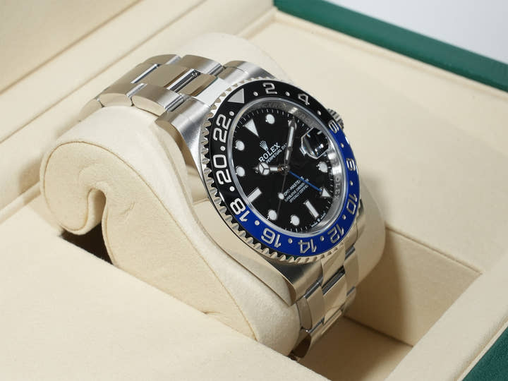 ロレックス GMTマスターII Ref.126710BLNR ステンレススチール ブラック文字盤 オイスターブレスレット 未使用 qu6vftsu