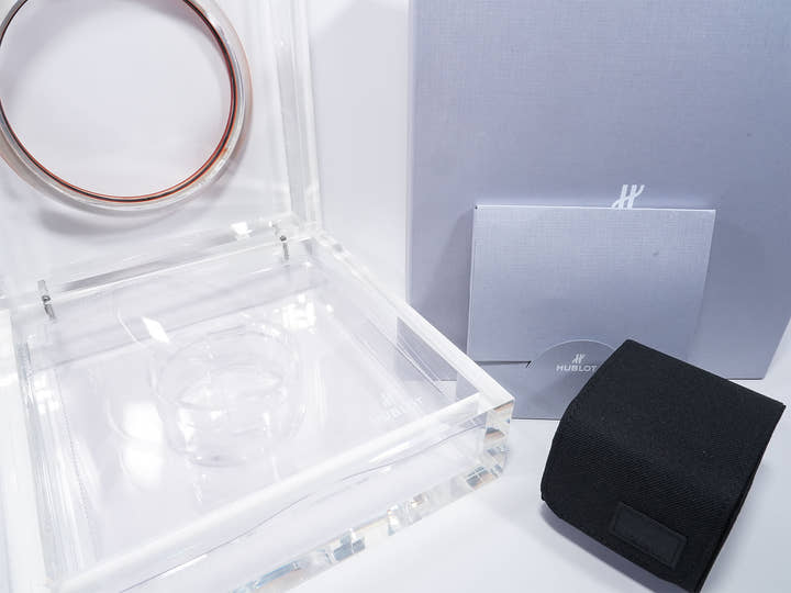 ウブロ ビッグ・バン トゥールビヨン オートマティック オレンジサファイア Ref.419.JO.0120.RT オレンジサファイア スケルトン文字盤 美品 oz4k4cbt