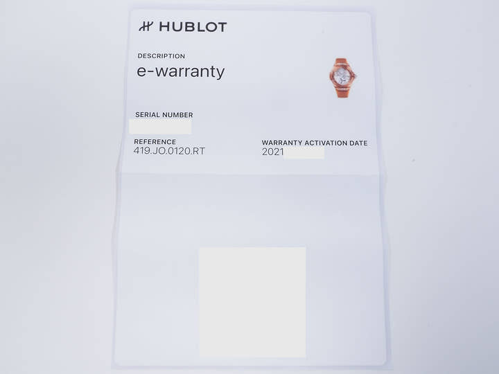 ウブロ ビッグ・バン トゥールビヨン オートマティック オレンジサファイア Ref.419.JO.0120.RT オレンジサファイア スケルトン文字盤 美品 oz4k4cbt