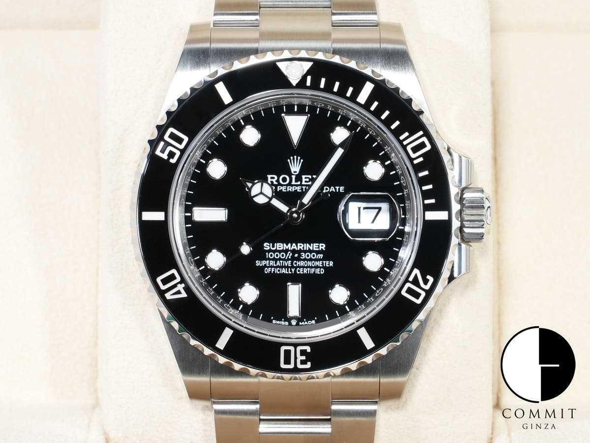 ロレックス サブマリーナー デイト Ref.126610LN ステンレススチール ブラック文字盤 未使用 9mjnxxks