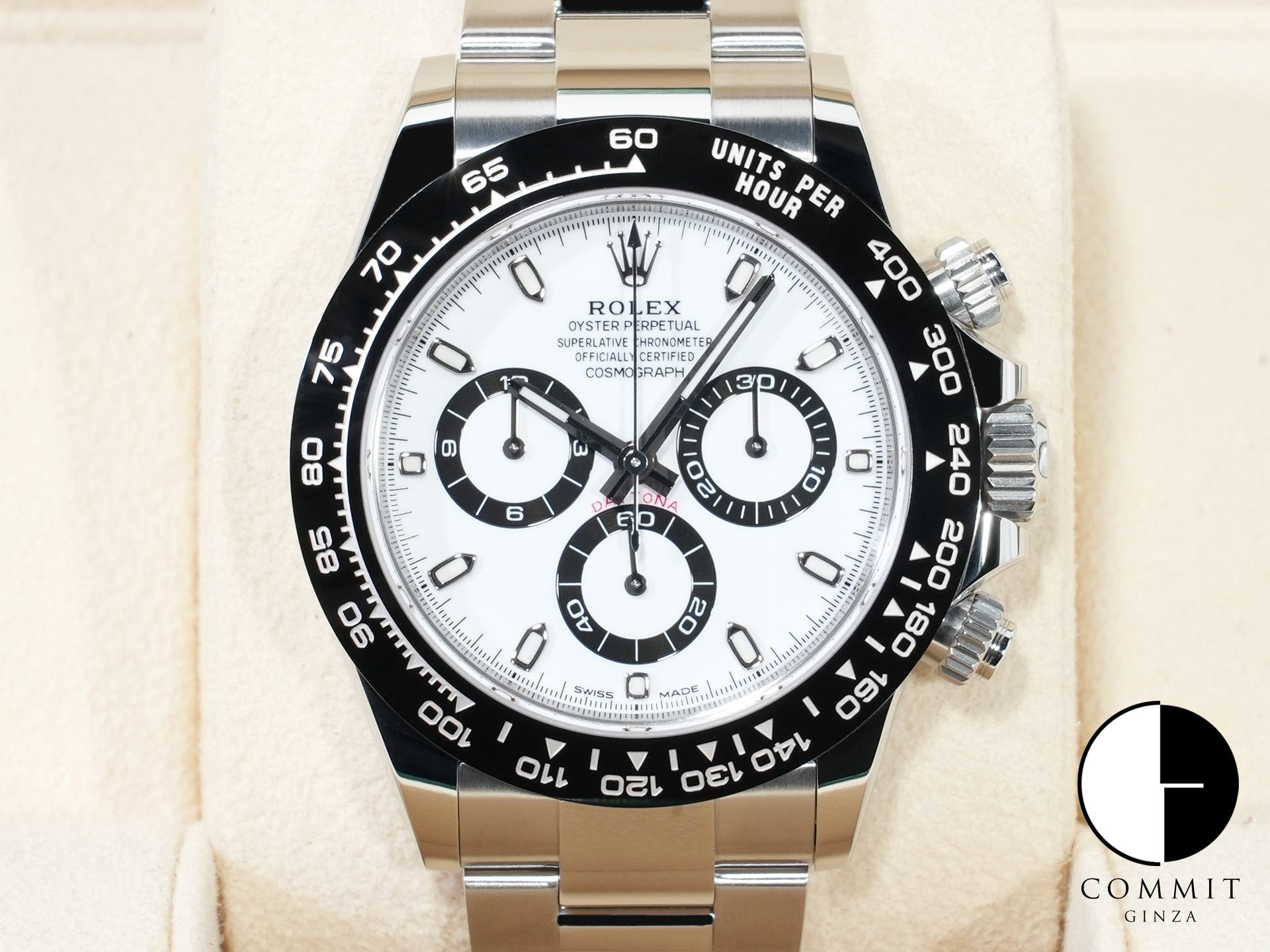 ロレックス デイトナ Ref.116500LN ステンレススチール ホワイト文字盤 未使用 i7kxqkyw