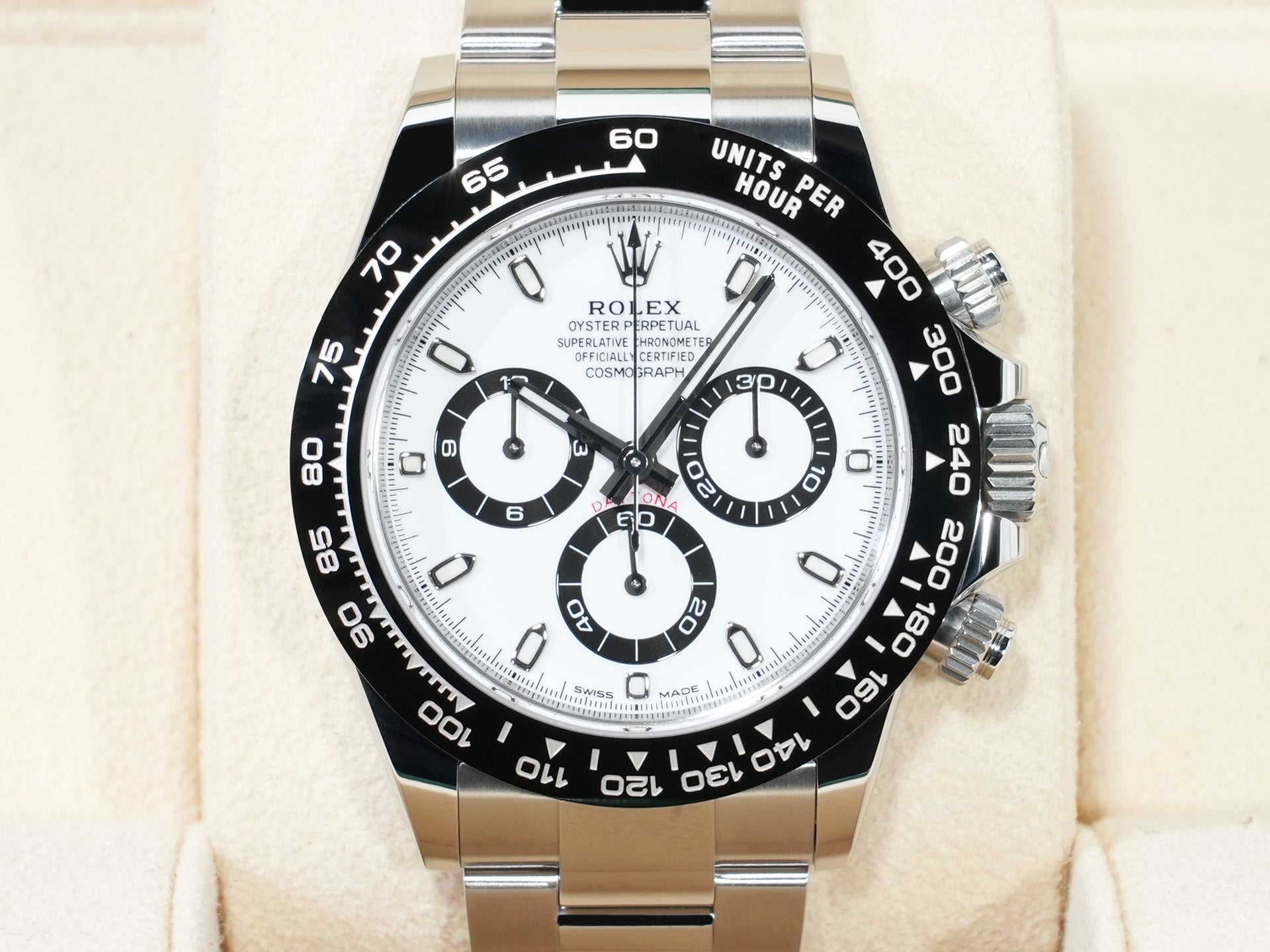 ロレックス デイトナ Ref.116500LN ステンレススチール ホワイト文字盤 未使用 i7kxqkyw