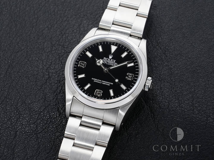 Rolex Explorer I Ref. 14270 Stainless Steel Black Dial Oyster Bracelet Excellent Condition zztdh5b2