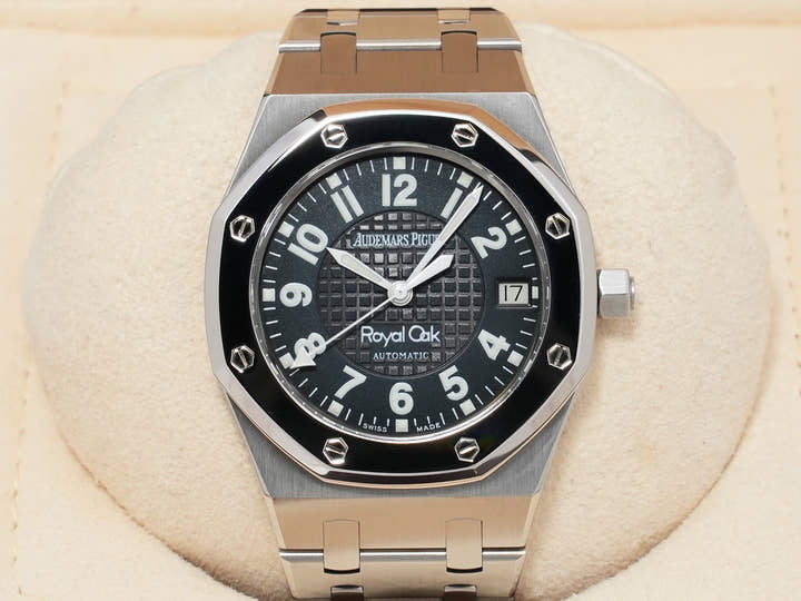 Audemars Piguet Royal Oak Nickel Faldo Ref. 15190SP.OO.0789ST.01 Stainless Steel/Platinum Black Dial Excellent Condition hvrapa6z