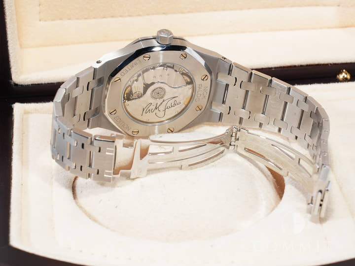 Audemars Piguet Royal Oak Nickel Faldo Ref. 15190SP.OO.0789ST.01 Stainless Steel/Platinum Black Dial Excellent Condition hvrapa6z