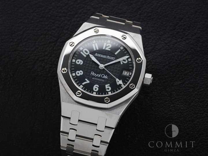 Audemars Piguet Royal Oak Nickel Faldo Ref. 15190SP.OO.0789ST.01 Stainless Steel/Platinum Black Dial Excellent Condition hvrapa6z