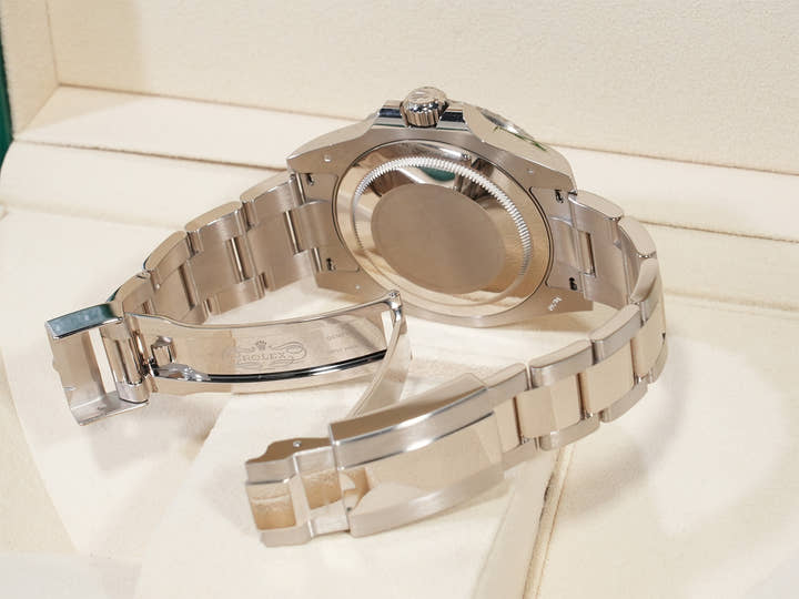 Pre-owned Rolex GMT-Master II Ref. 126719BLRO White Gold Midnight Blue Dial Oyster Bracelet cm2kysm6