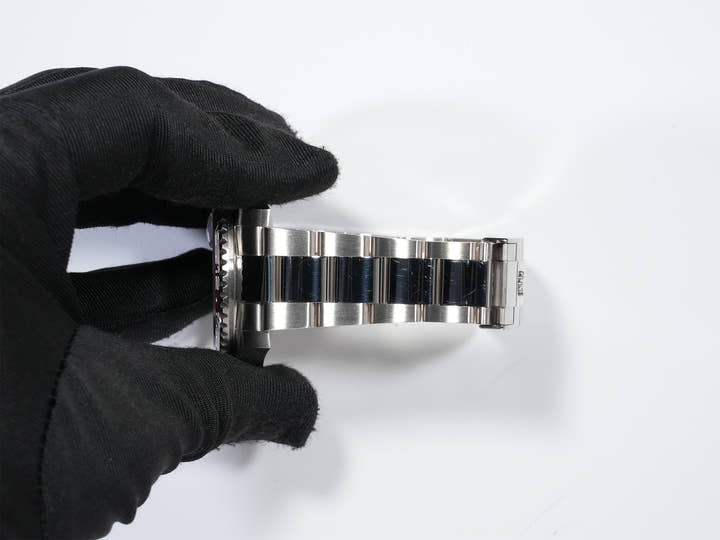 Pre-owned Rolex GMT-Master II Ref. 126719BLRO White Gold Midnight Blue Dial Oyster Bracelet cm2kysm6