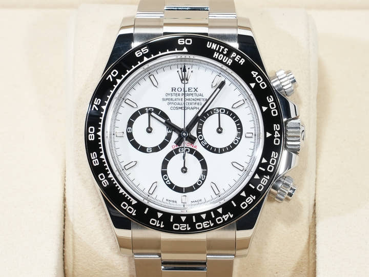 Rolex Daytona Ref. 126500LN Stainless Steel White Dial Excellent Condition f7wgow6t