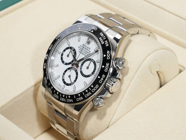 Rolex Daytona Ref. 126500LN Stainless Steel White Dial Excellent Condition f7wgow6t
