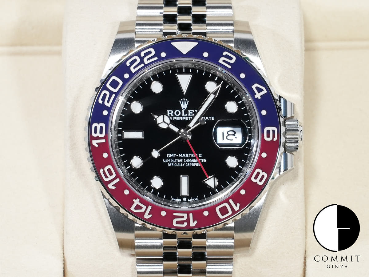 Rolex GMT-Master II Ref. 126710BLRO Stainless Steel with Black Dial and Jubilee Bracelet, Unused (3kytfueb)