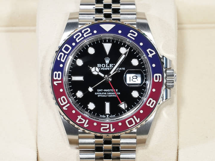 Rolex GMT-Master II Ref. 126710BLRO Stainless Steel with Black Dial and Jubilee Bracelet, Unused (3kytfueb)