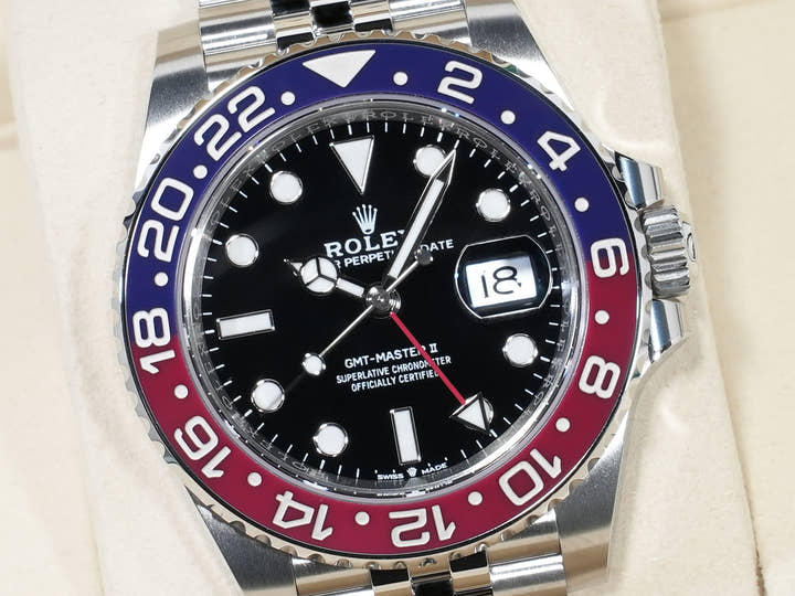 Rolex GMT-Master II Ref. 126710BLRO Stainless Steel with Black Dial and Jubilee Bracelet, Unused (3kytfueb)