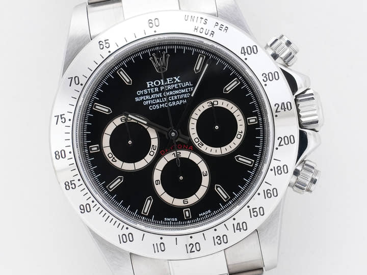Rolex Daytona El Primero Ref. 16520 Stainless Steel Black Dial Excellent Condition bhsd9ehe
