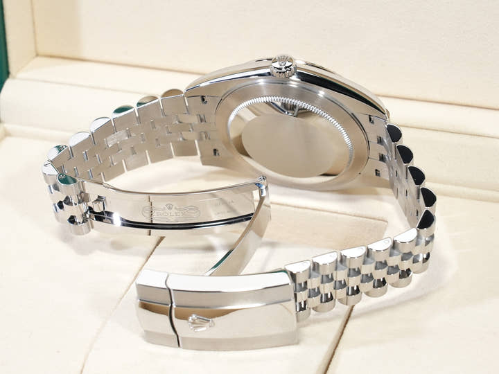 Rolex Datejust 41 Ref. 126334 Stainless Steel/White Gold Slate Roman Dial Jubilee Bracelet Unused xarmwdr3