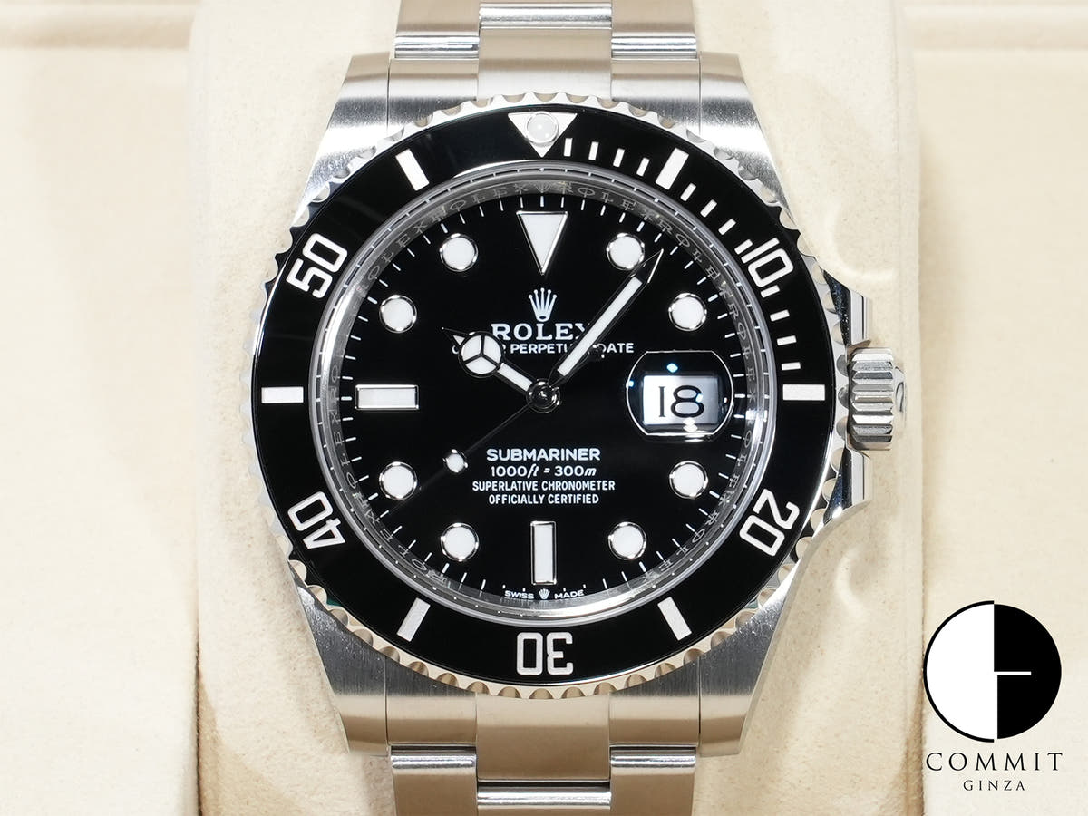 ロレックス サブマリーナー デイト Ref.126610LN ステンレススチール ブラック文字盤 未使用 zubs7pgg