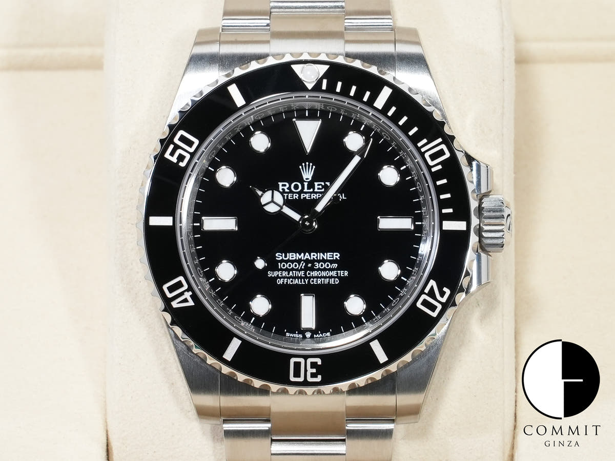 Rolex Submariner No Date Ref. 124060 Stainless Steel Black Dial Unused 6i5bcqag