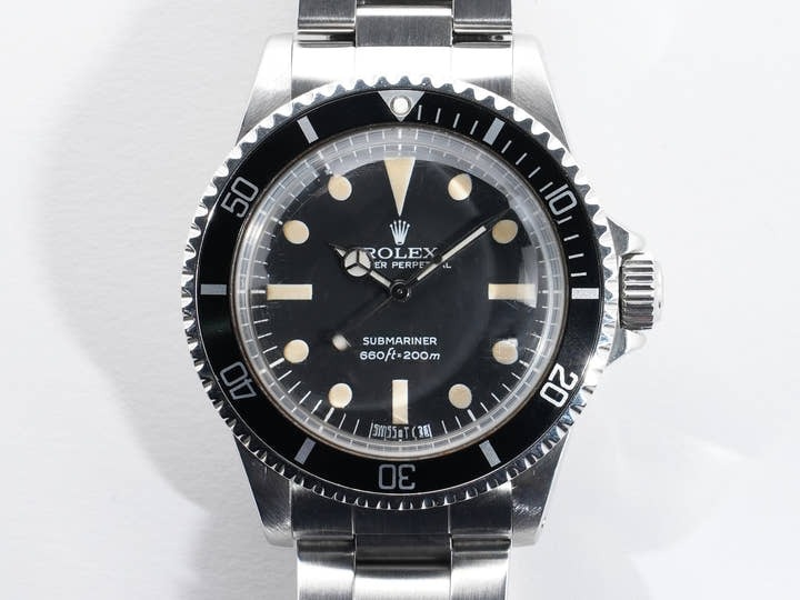 Rolex Submariner Ref. 5513 Stainless Steel Black Dial Pre-owned ppzx9z76