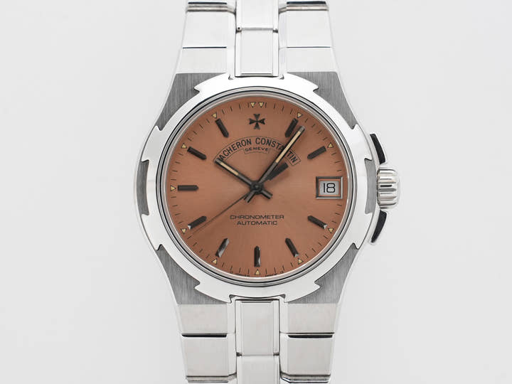 ヴァシュロンコンスタンタン オーヴァーシーズ Ref.42050/423A ステンレススチール サーモン文字盤 美中古 78y2m6bh