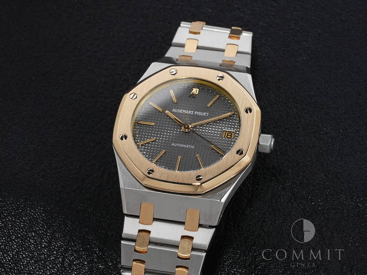 オーデマピゲ ロイヤルオーク ミディアム Ref.4790/789 ステンレススチール/イエローゴールド グレー文字盤 美品 rgzg2pip