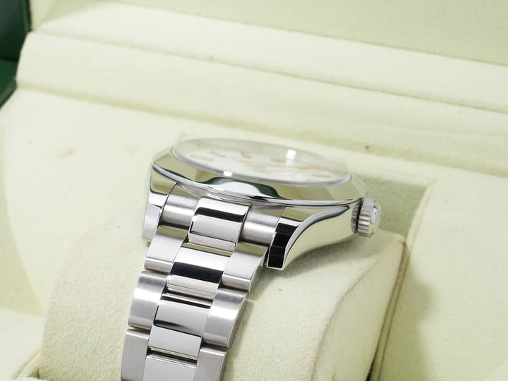 Rolex Milgauss Ref. 116400 Stainless Steel White Dial Excellent Condition Pre-Owned 2muvf7hd