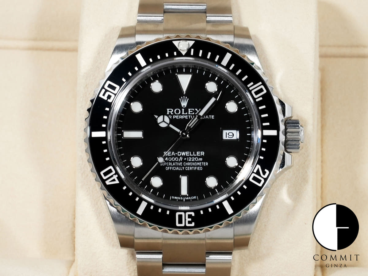 Rolex Sea-Dweller 4000 Ref. 116600 Stainless Steel Black Dial Excellent Condition utpkbmtq