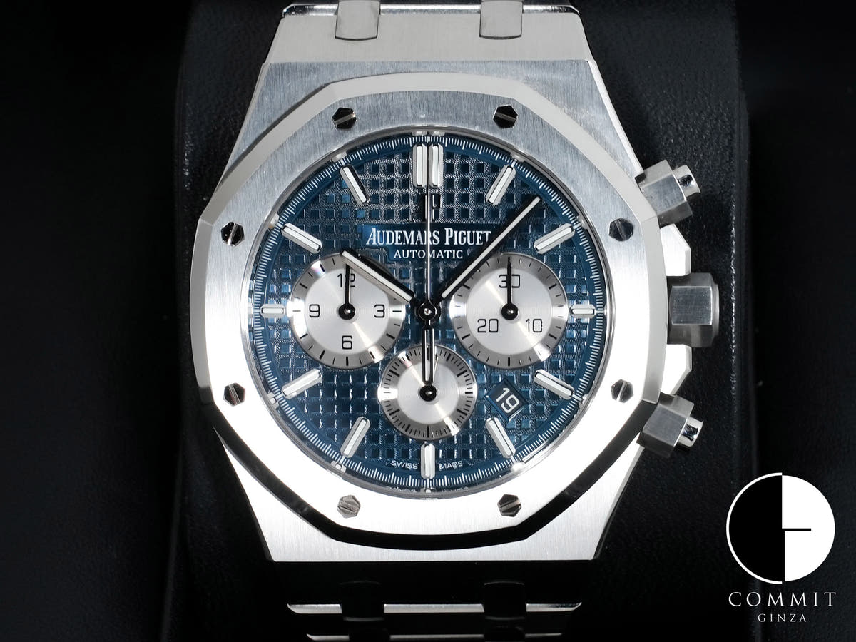 オーデマピゲ ロイヤルオーク クロノグラフ Ref.26331ST.OO.1220ST.01 ステンレススチール ブルー文字盤 中古 6wmhpn2s