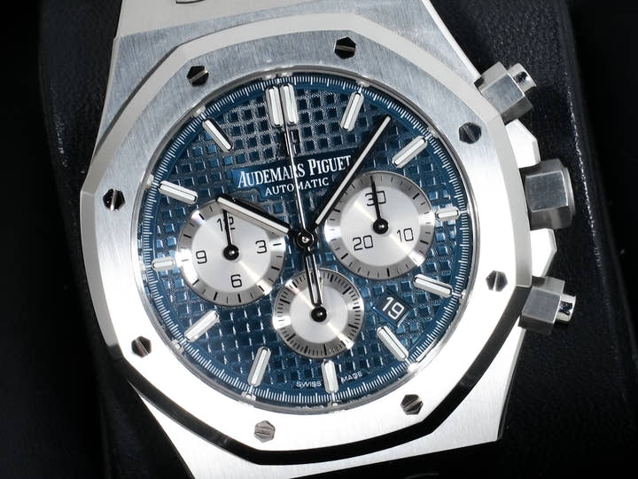 オーデマピゲ ロイヤルオーク クロノグラフ Ref.26331ST.OO.1220ST.01 ステンレススチール ブルー文字盤 中古 6wmhpn2s