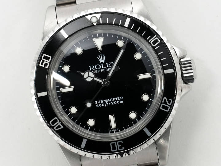 Pre-owned Rolex Submariner Ref. 5513 Stainless Steel Black Dial rst87i93