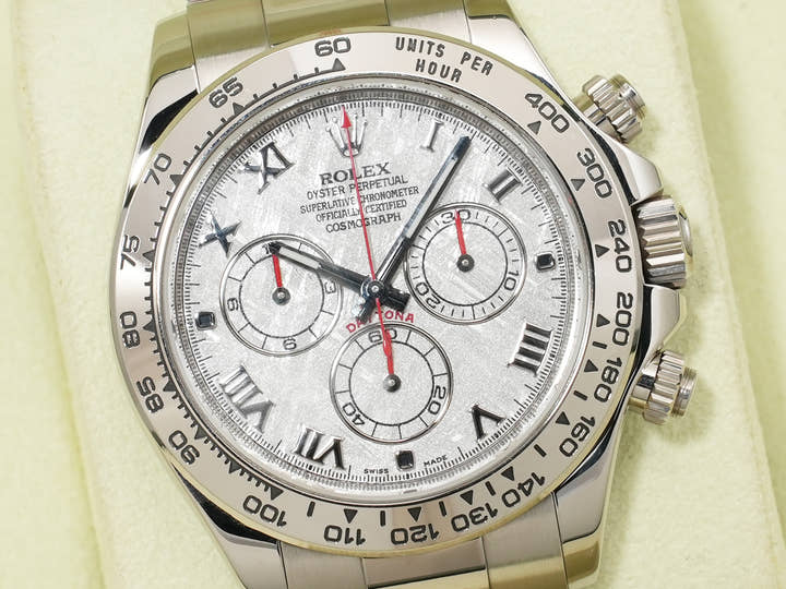 Pre-owned Rolex Daytona Ref. 116509 White Gold Meteorite Dial (p8fonc6n)