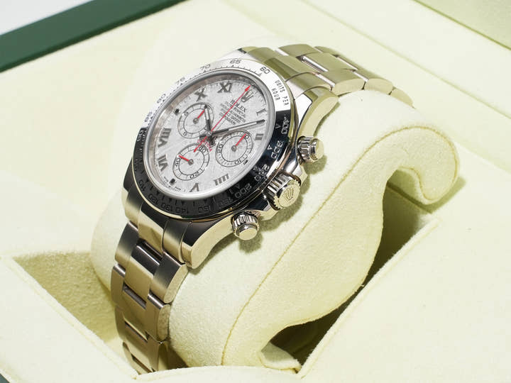 Pre-owned Rolex Daytona Ref. 116509 White Gold Meteorite Dial (p8fonc6n)