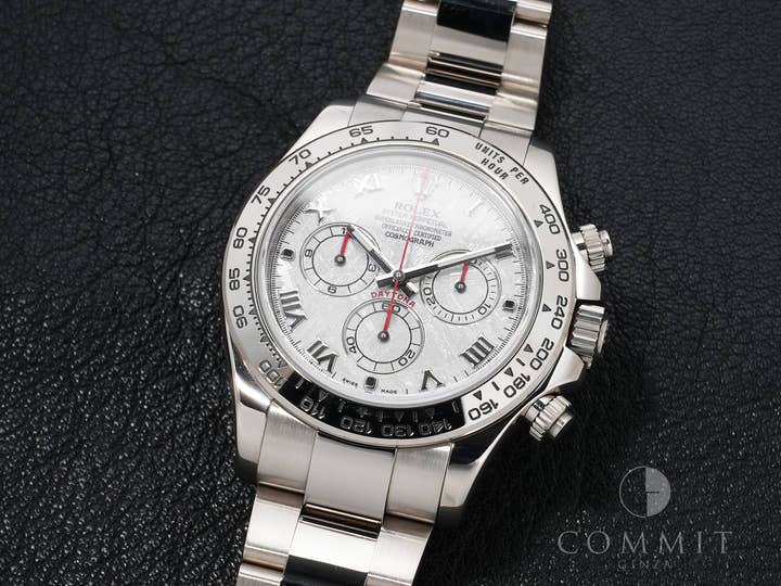 Pre-owned Rolex Daytona Ref. 116509 White Gold Meteorite Dial (p8fonc6n)