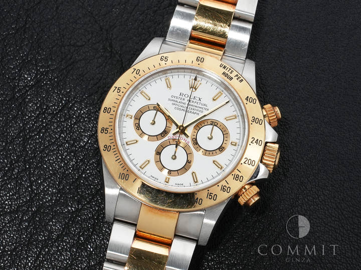 Pre-owned Rolex Daytona El Primero Ref. 16523 Stainless Steel/Yellow Gold White Dial 3gj5qqru