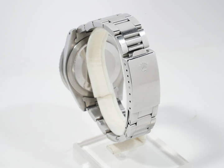 Pre-owned Rolex GMT-Master Ref. 16750 Stainless Steel Black Dial Oyster Bracelet t76optc5