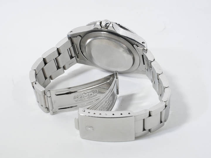 Pre-owned Rolex GMT-Master Ref. 16750 Stainless Steel Black Dial Oyster Bracelet t76optc5