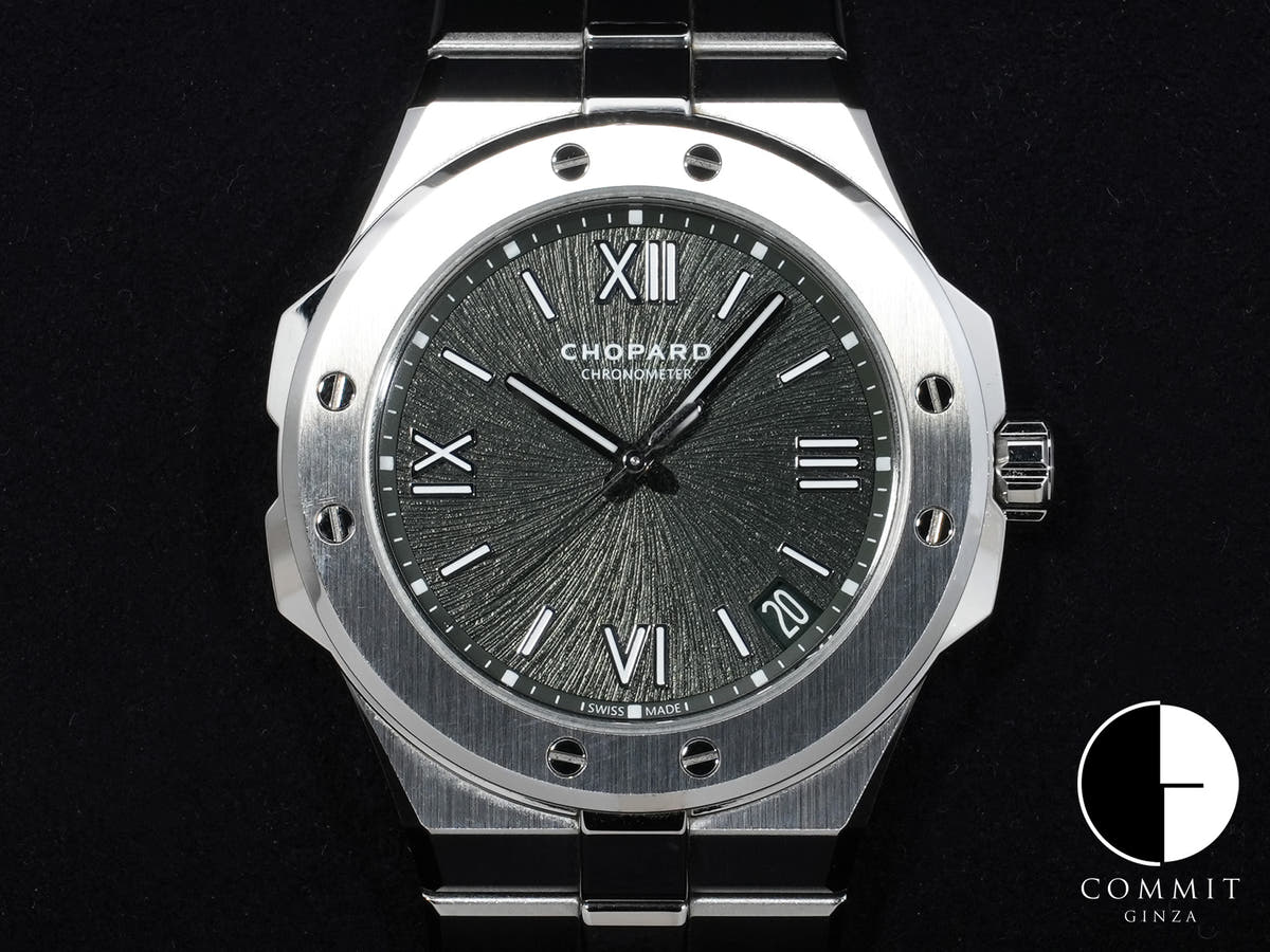 Chopard Alpine Eagle 41 Ref. 298600-3014 Stainless Steel Pine Green Dial Pre-owned ec6g42mn