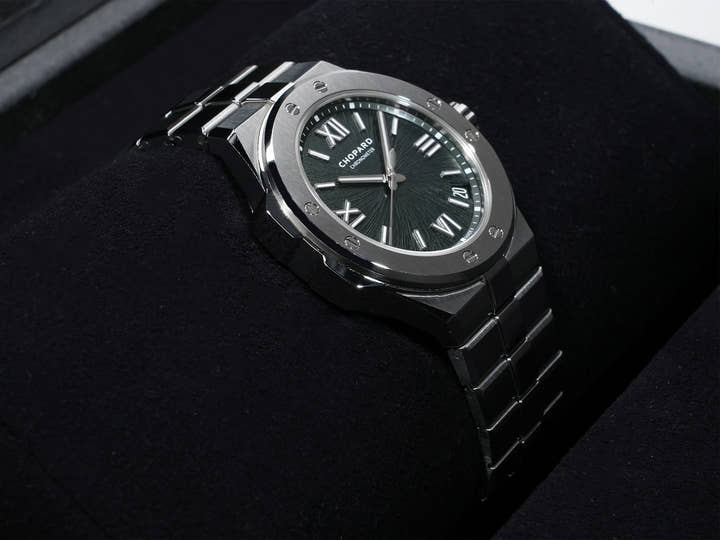 Chopard Alpine Eagle 41 Ref. 298600-3014 Stainless Steel Pine Green Dial Pre-owned ec6g42mn