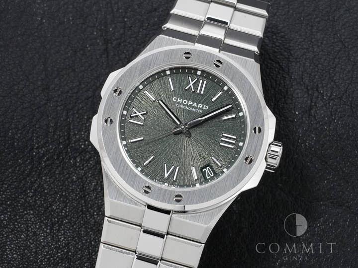 Chopard Alpine Eagle 41 Ref. 298600-3014 Stainless Steel Pine Green Dial Pre-owned ec6g42mn