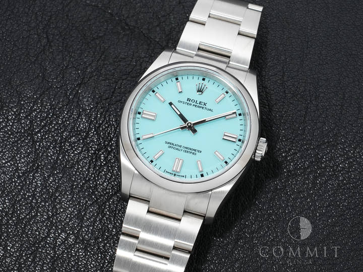 Rolex Oyster Perpetual 36 Ref. 126000 Stainless Steel Turquoise Dial Excellent Condition e6jz3s6e